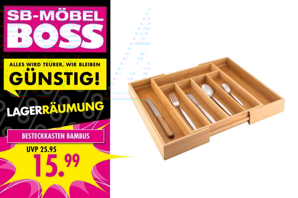 Besteckkasten Bambus