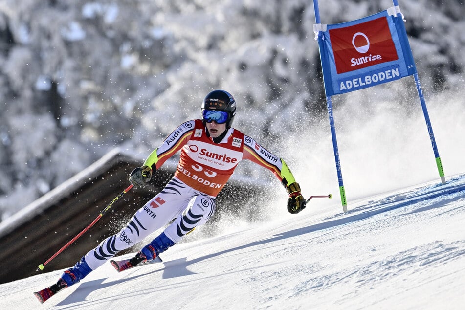 Bei Jonas Stockingers (25) erstem Lauf im Riesentorlauf von Adelboden stürzte eine Kameradrohne ab.