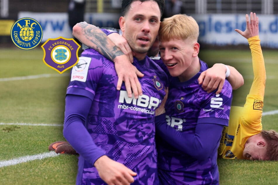 Lila Revanche im Sachsenpokal: Aue-Rückkehrer köpft Titelverteidiger Lok raus