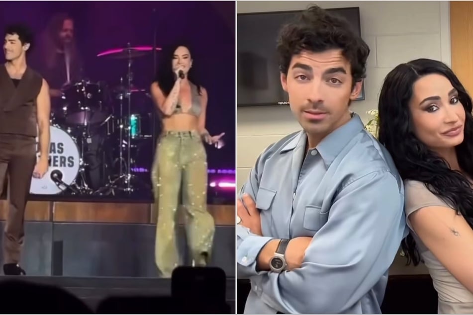 Nostalgia alert! Demi Lovato rocks out on stage with her ex Joe Jonas