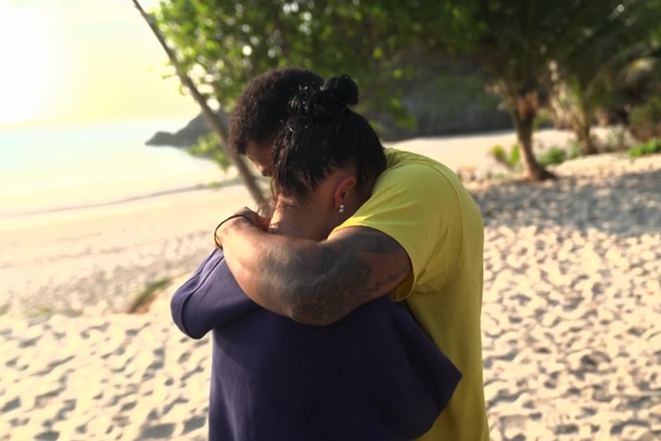 Nelly (24) und Partner Dion (26) müssen in der Exit Challenge gegeneinander antreten.