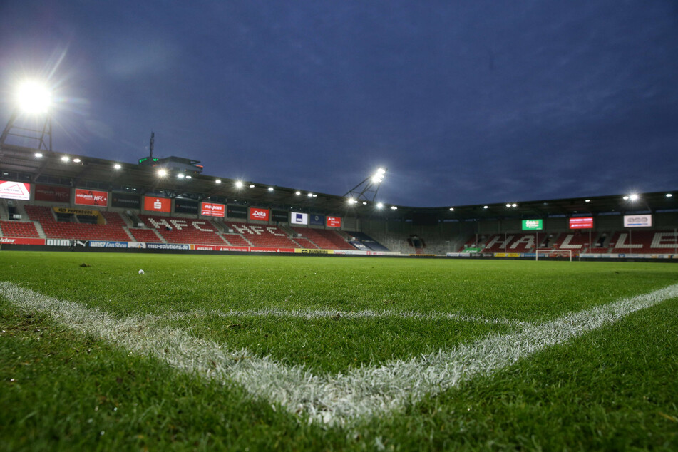 Im Leuna-Chemie-Stadion sollte am Samstag das HFC-Heimspiel gegen Türkgücü München ausgetragen werden.