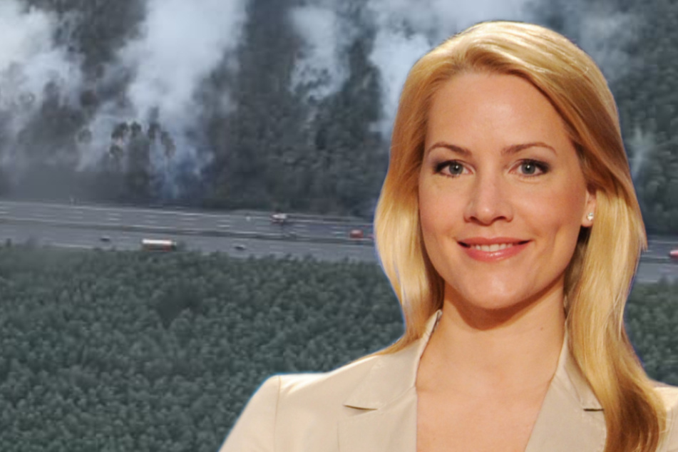 Judith Rakers im Mega-Stau: Waldbrand stoppt Miss Tagesschau