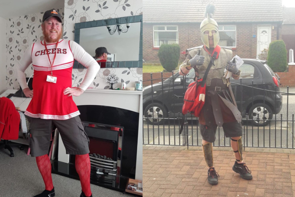 Jon verkleidete sich bereits als Cheerleader und als römischer Soldat.