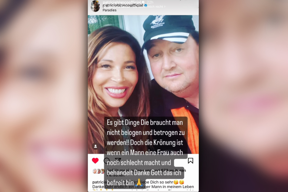 Patricia Blanco (52) schießt auf Instagram gegen ihren Ex, den Hamburger Multimillionär Andreas Ellermann (58).