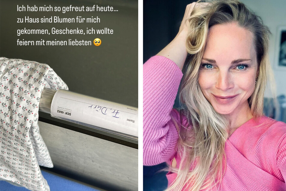 Katharina Dürr (41) meldete sich am Montag aus dem Krankenhaus.