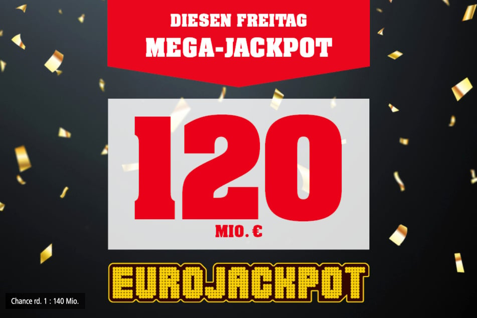 Eurojackpot: Diesen Freitag (15.11.) liegen 120 Millionen Euro im Jackpot.