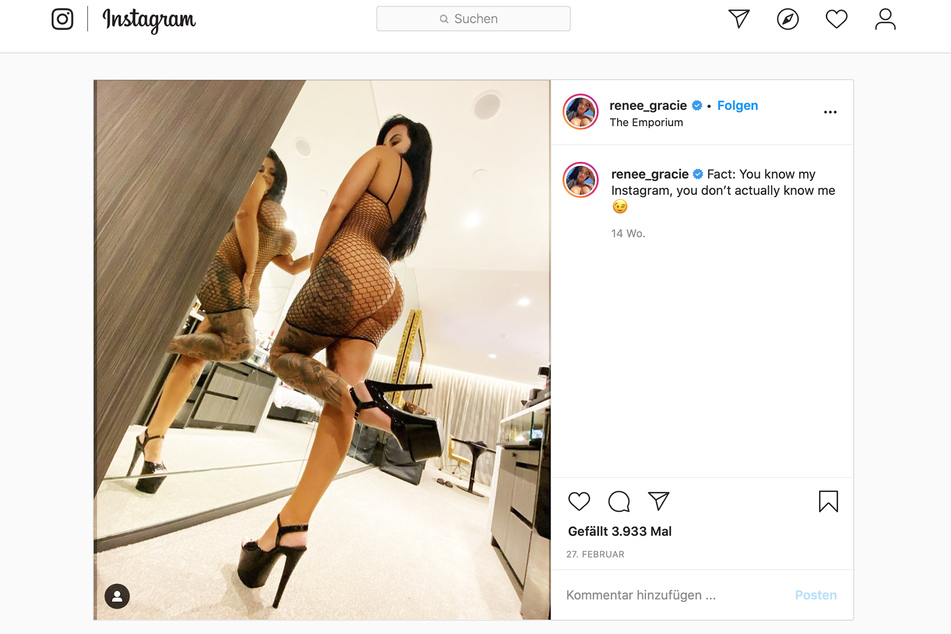 Renee Gracie (25) startet jetzt als Porno-Darstellerin durch.