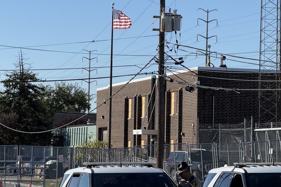 Die US-Einwanderungs- und Zollbehörde (Immigration and Customs Enforcement, ICE) in Broadview (USA).