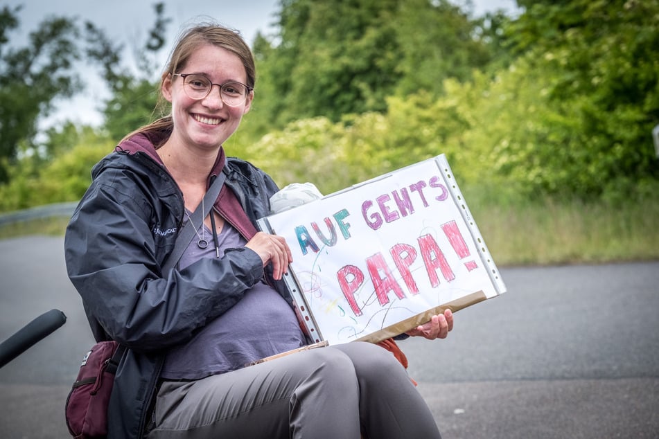 Natürlich wurden sie dabei auch tatkräftig angefeuert.