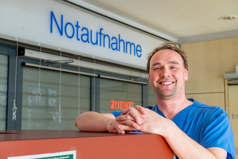 Benjamin Orth (35) ist Notfallsanitäter im Diakonissenkrankenhaus.