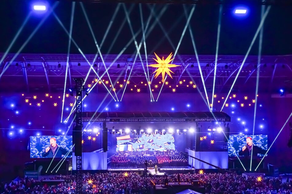 Wenn es im Harbigstadion beim Adventskonzert funkelt und tönt, dann auch dank SAM Production.