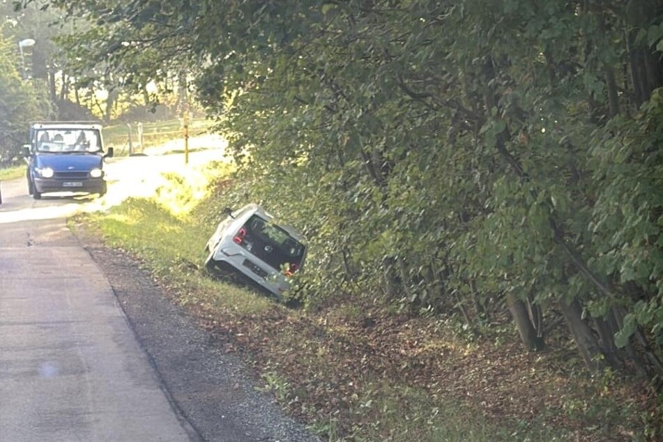 Der mutmaßliche Räuber kam mit seinem Fluchtwagen nicht weit.