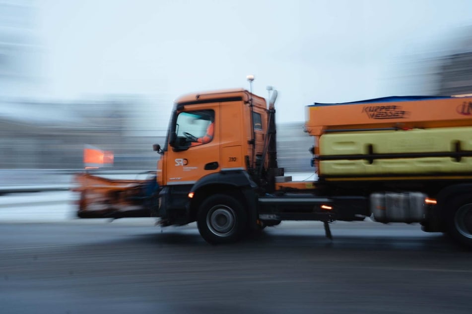 Im Hochbetrieb: der Winterdienst der Landeshauptstadt.