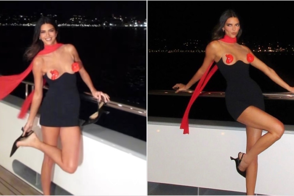 Kendall Jenner whips out risqué topless dress on Instagram
