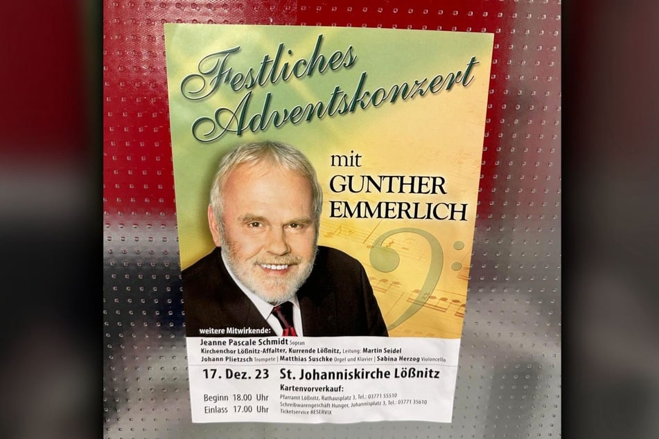 Noch vor wenigen Tagen verbreitete der Sänger in Lößnitz festliche Adventsstimmung. Es sollte sein letzter Auftritt sein.