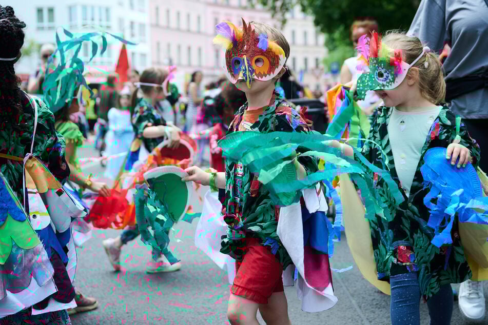 Erneut gab es viele bunte Kostüme zu bestaunen.