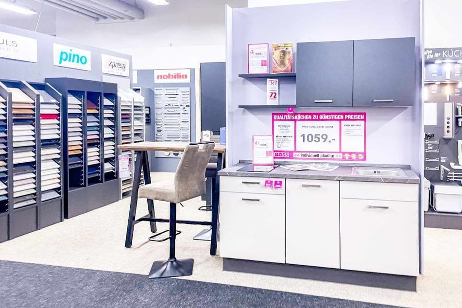 Der neuen Traumküche steht jetzt nichts mehr im Weg. Einfach zu Möbel Boss und planen.