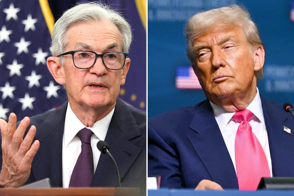 President Donald Trump (r.) recently suggested Federal Reserve Chair Jerome Powell should be fired over renovations to the agency's headquarters worth billions.