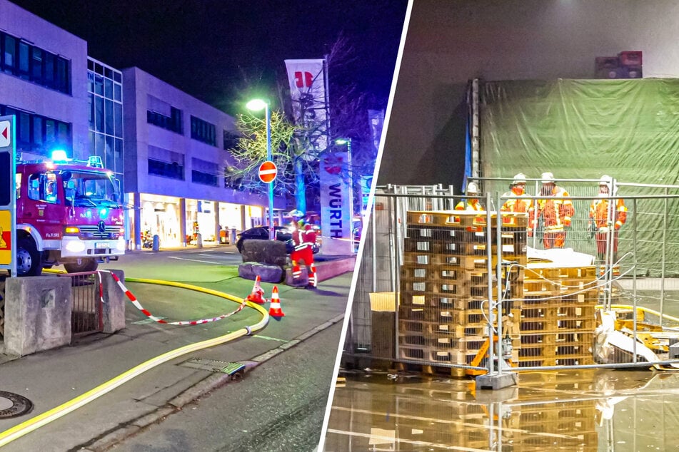 Feuer in Einkaufszentrum: Großeinsatz der Feuerwehr, hoher Sachschaden