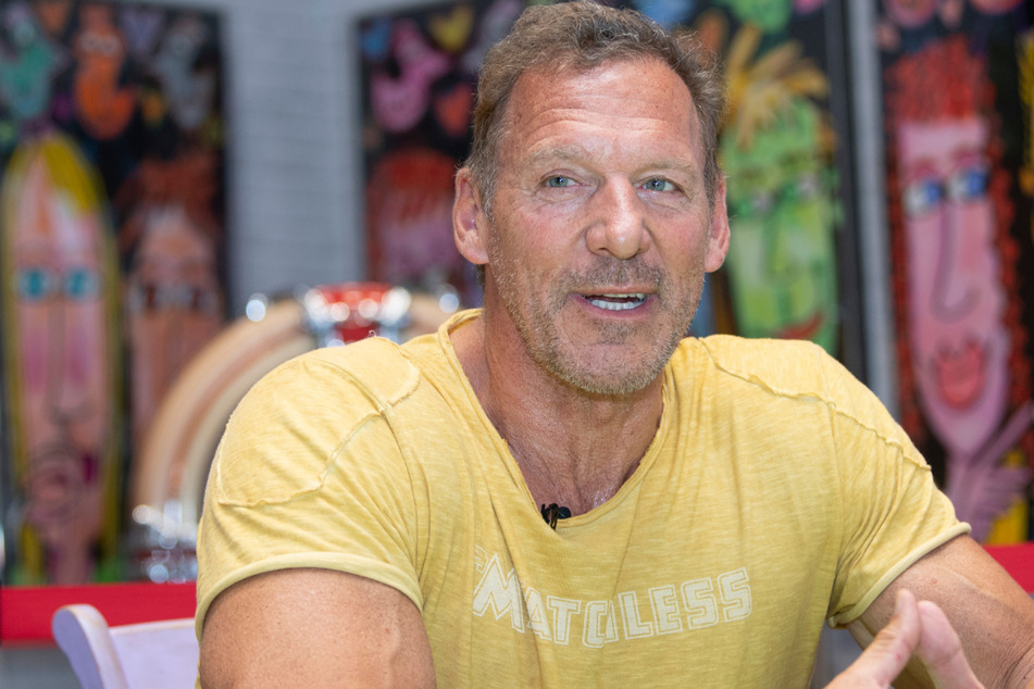 Schauspieler und Ex-Bodybuilder Ralf Möller (62) bei einem Interview im Jahr 2018 (Archivbild).