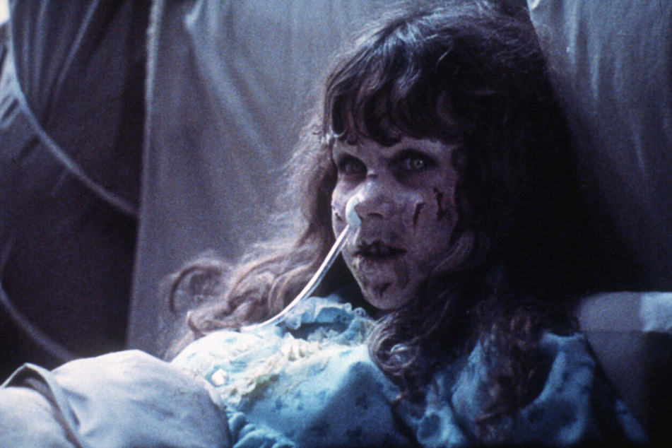 Linda Blair as the possessed Regan MacNeil in the 1973 film, The Exorcist.