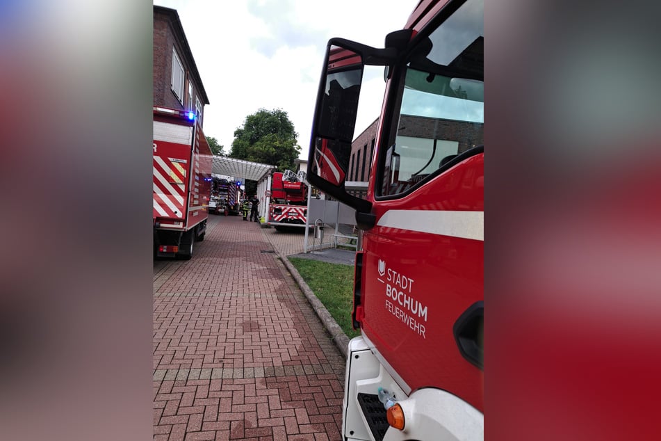 Im Bochumer Martin-Luther-Krankenhaus ist am Sonntagmorgen ein Feuer ausgebrochen.