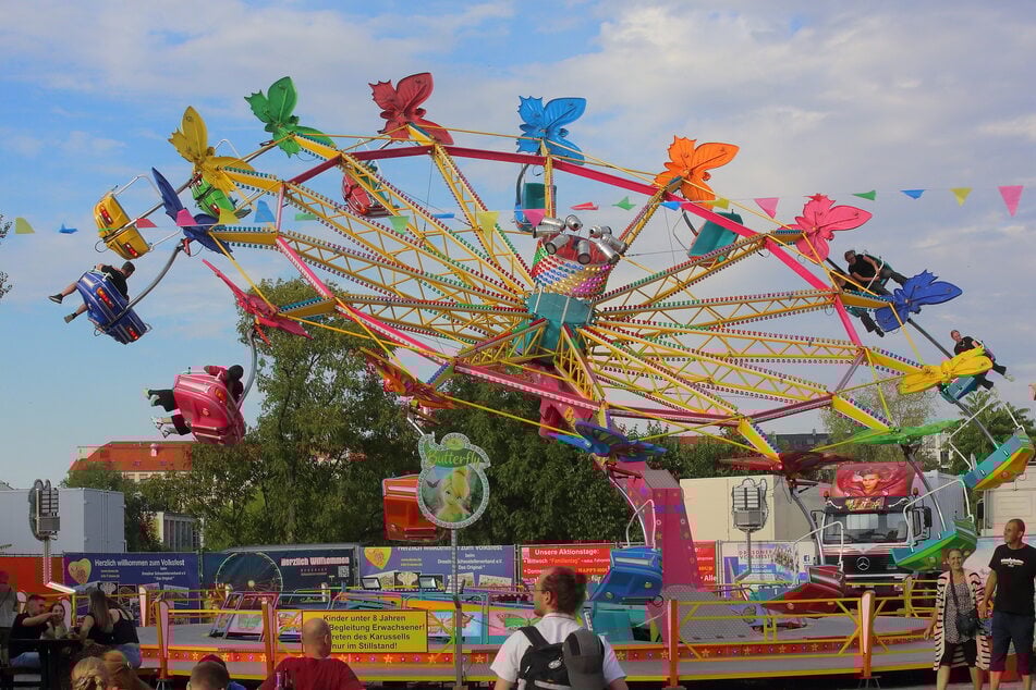 Auf dem Rummel geht's rund.
