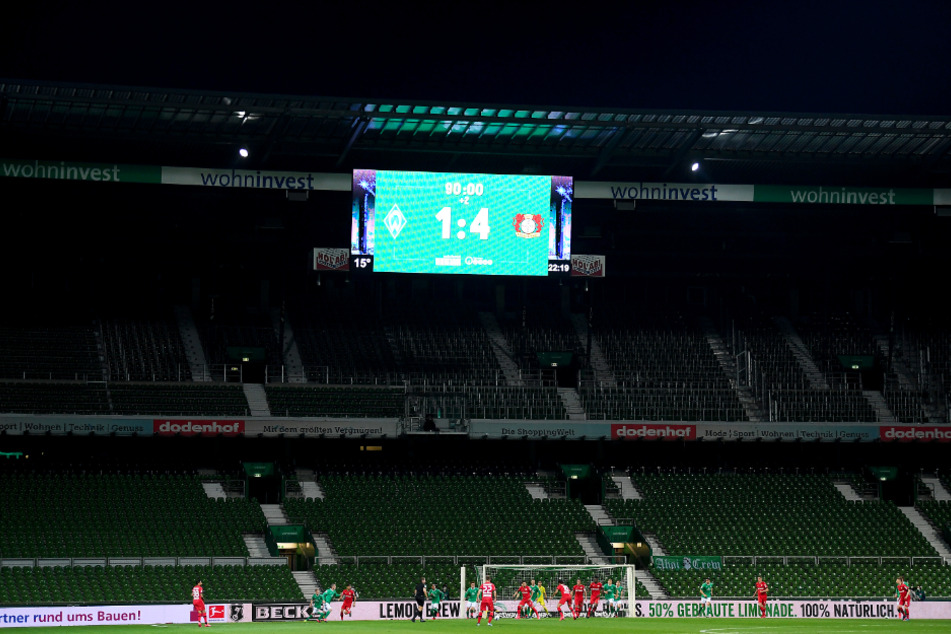 Tristesse im Weserstadion: Werder Bremen unterlag Bayer 04 Leverkusen deutlich mit 1:4.
