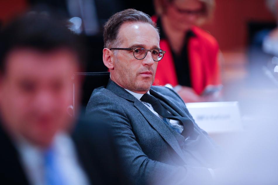 Heiko Maas (SPD), Außenminister, nimmt an der wöchentlichen Kabinettssitzung im Bundeskanzleramt teil.