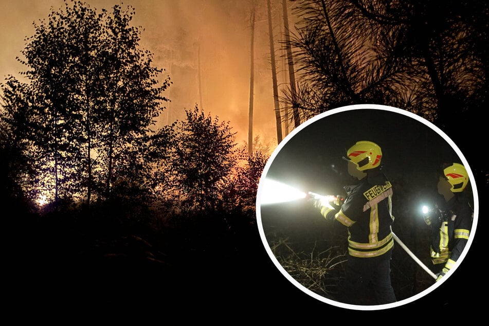 Waldbrand bei Pößneck: Rund 130 Feuerwehrleute im Einsatz!