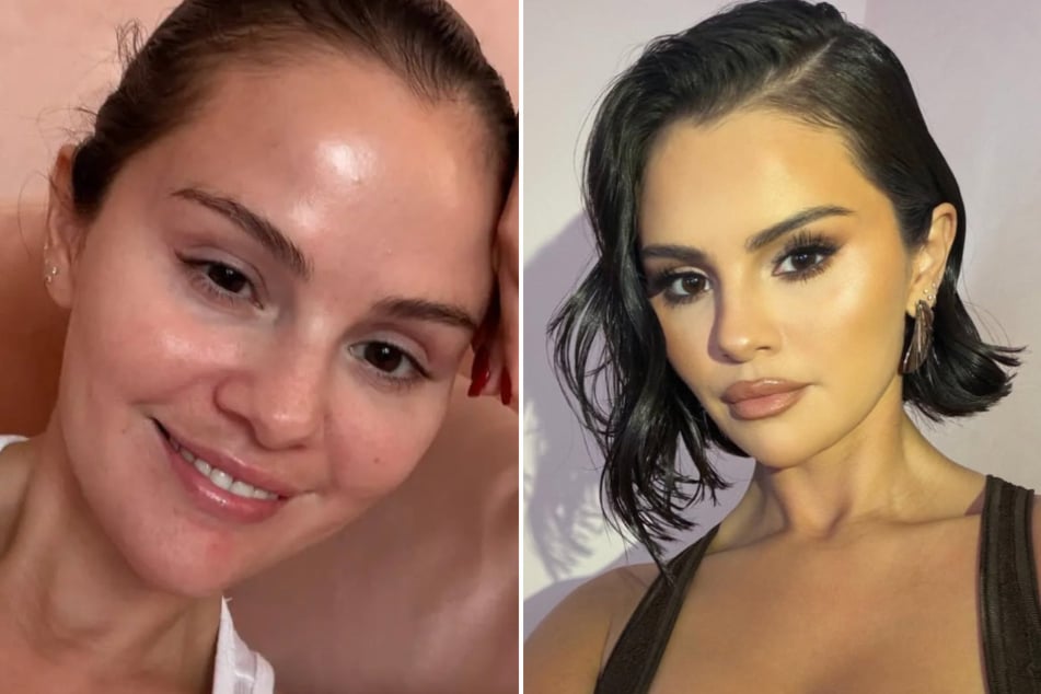 Selena Gomez stunned at a Rare Beauty event and then surprised fans with a bare-faced selfie!