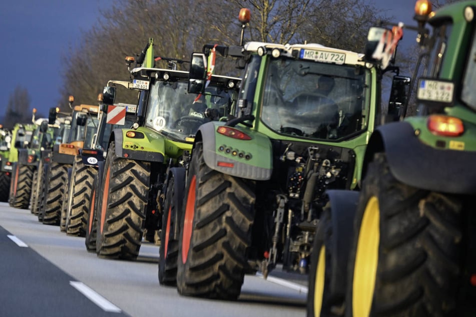 Bereits am vergangenen Montag hatten Traktor-Konvois hessenweit für Staus auf den Straßen gesorgt.