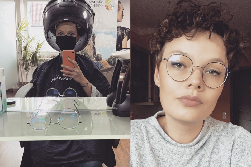Für die Dauerwelle musste Franziska Mühlhause (30) unter die Haube.