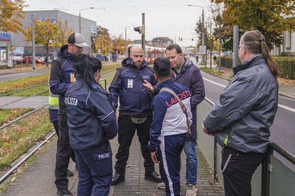 Dieser Passagier wurde an der Cottaer Straße ohne Fahrschein erwischt. Seinen Ausweis wollte er zunächst nicht zeigen.