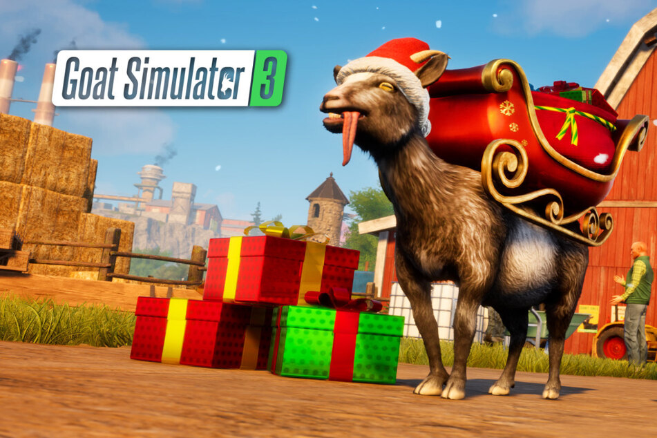 Update bei Goat Simulator 3: Weihnachts-Wahnsinn und Lichterketten-Knarre