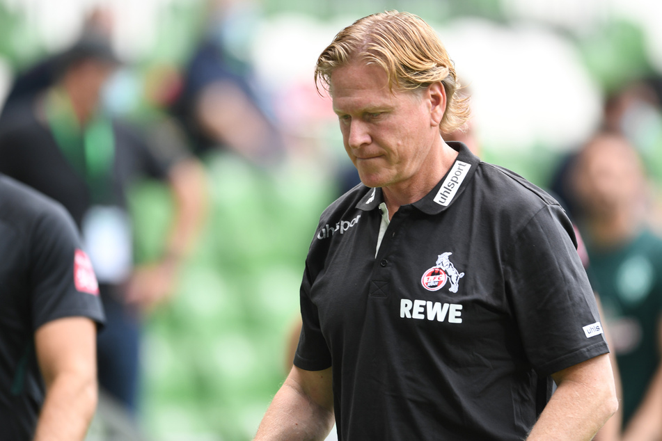 FC-Trainer Markus Gisdol (50) war nach der Kölner Niderlage in Bremen bedient.