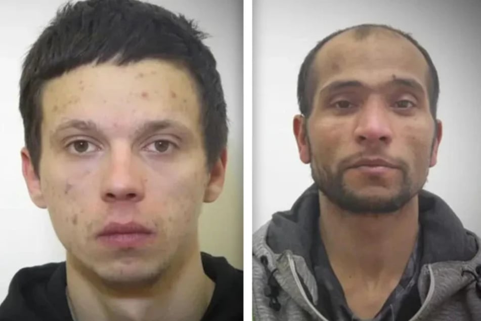 Bartosz K. (27, l.) und Zolmai K. (33) sollen die tödliche Explosion herbeigeführt haben.