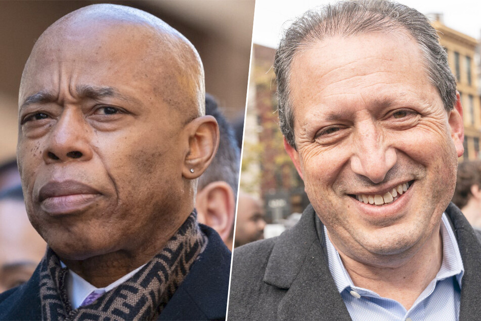 New York City Comptroller Brad Lander (r.) has announced a 2025 primary challenge to Mayor Eric Adams.