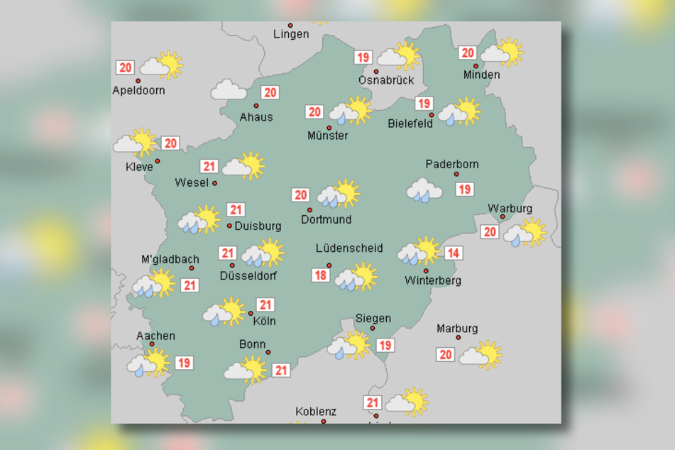 Das Wetter ist in NRW eher wechselhaft und hat von allem etwas zu bieten.