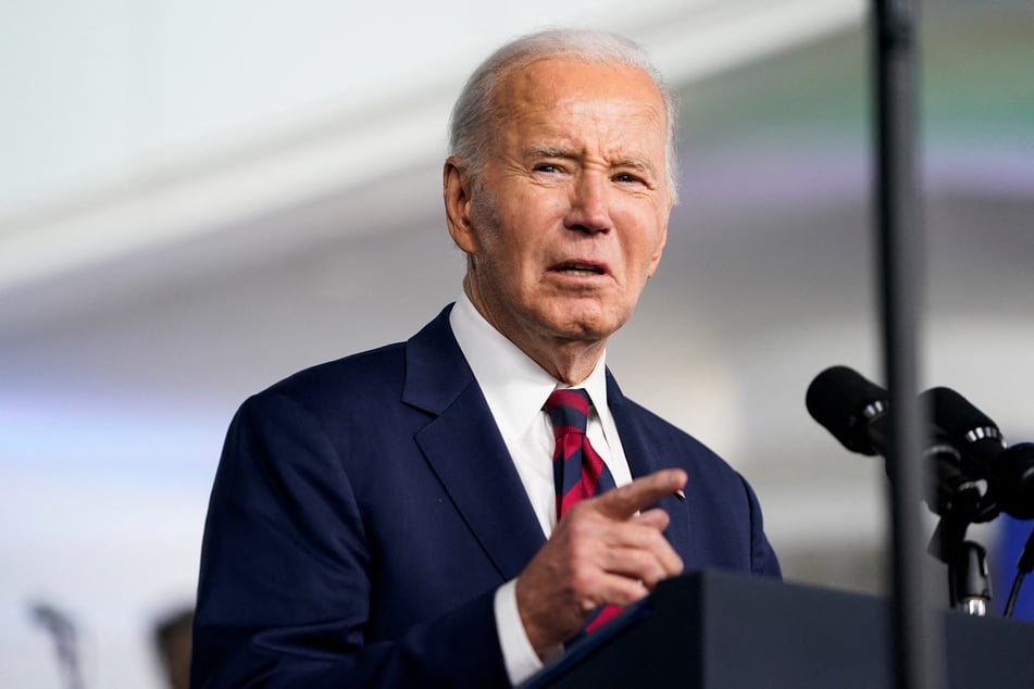 President Joe Biden delivers remarks at the International African American Museum in Charleston, South Carolina, on January 19, 2025.