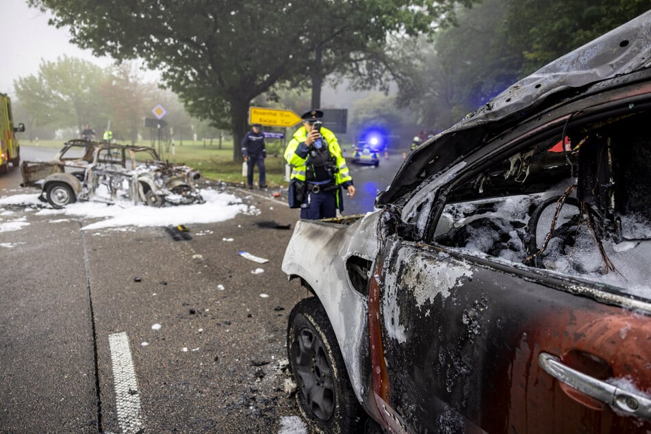 Bei dem Unfall auf der B172 wurden fünf Personen schwer verletzt.