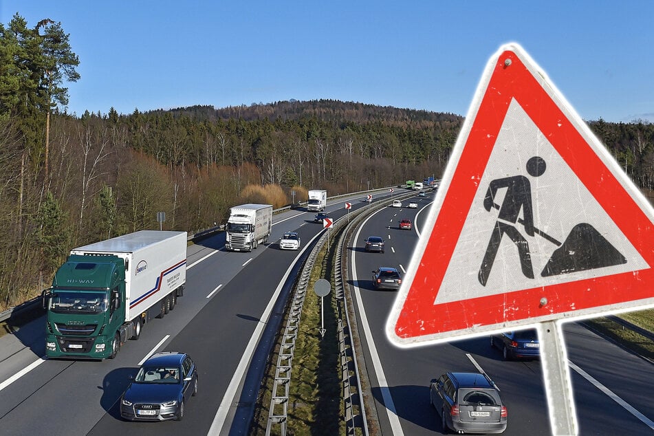 Auf der A4 in Richtung Görlitz wird die Abfahrt an der Anschlussstelle Burkau voll gesperrt. (Archivfoto)