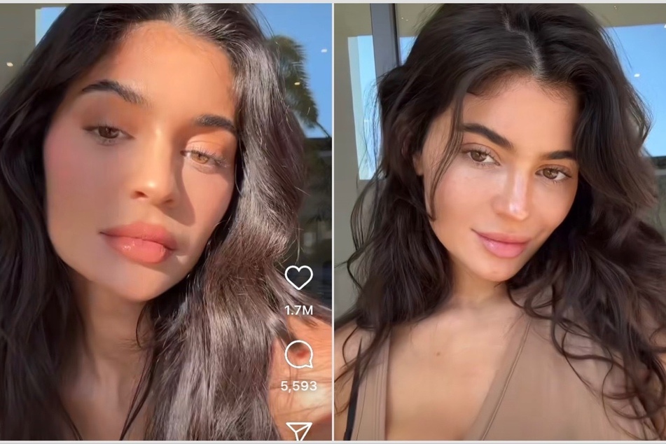 Kylie Jenner gave the inside scoop on her daily makeup glam on social media.