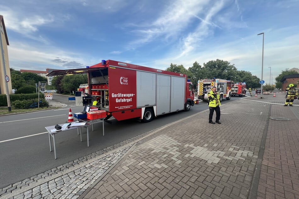 Zahlreiche Feuerwehren waren vor Ort im Einsatz.