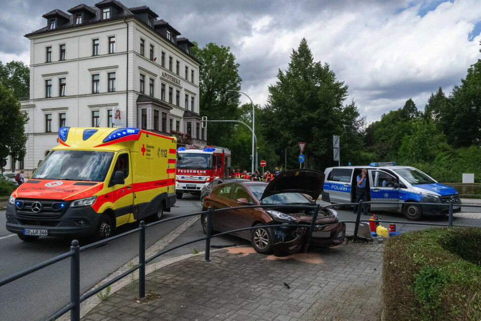 Auf der B96 in Zittau kam es am Mittwochnachmittag zu einem Unfall.