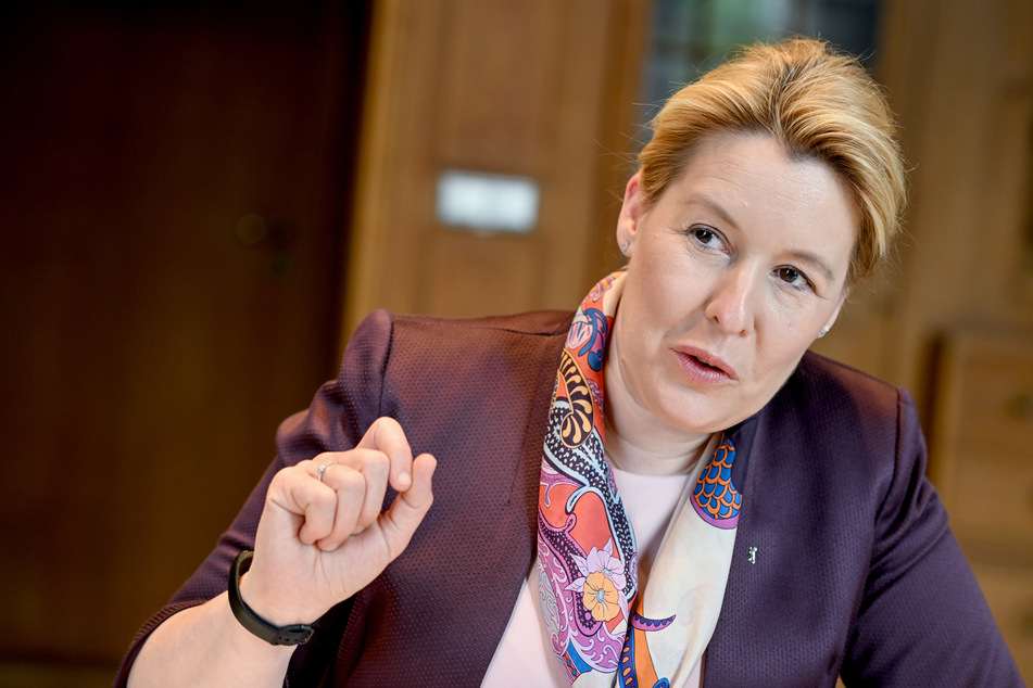 Hat große Pläne: Berlins neue Wirtschaftssenatorin Franziska Giffey (45, SPD) will die Expo nach Berlin holen.