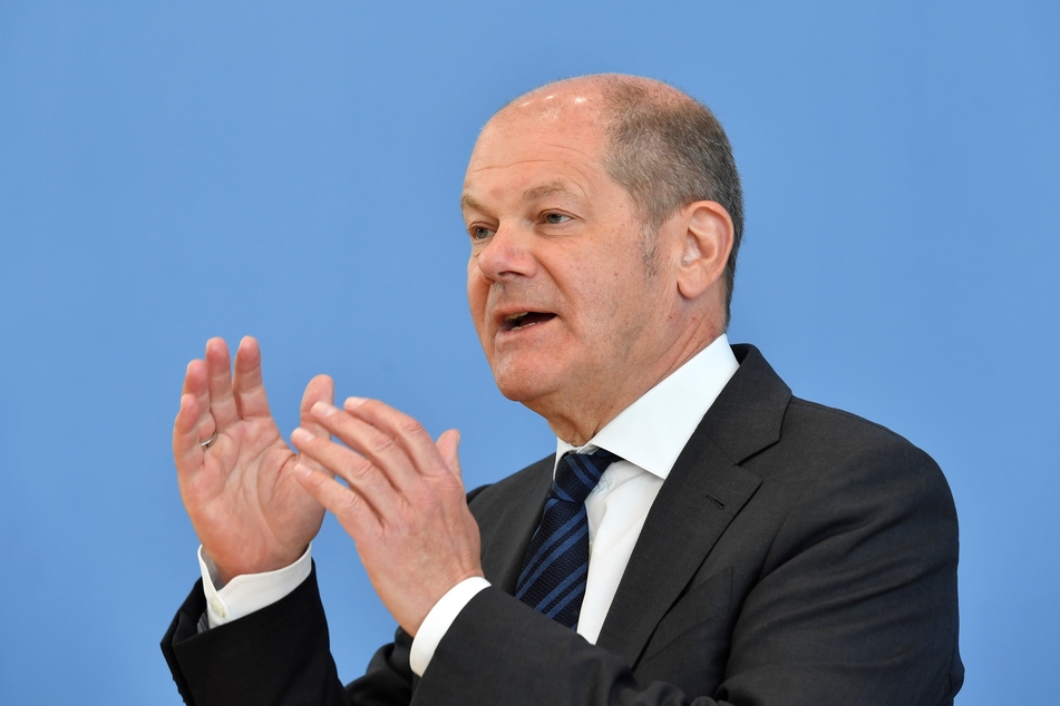 Olaf Scholz (SPD), Bundesfinanzminister und Vizekanzler, äußerte sich am Montag zu den Unterstützungsmaßnahmen für den Mittelstand.
