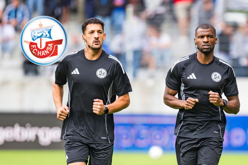 Schiri-Assistent abgeworfen! Schneeball-Eklat in Rostock