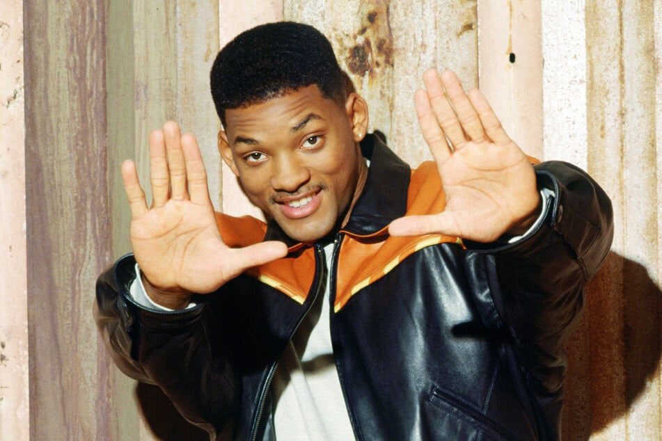 Will Smith on the set of The Fresh Prince of Bel-Air during the fourth season.